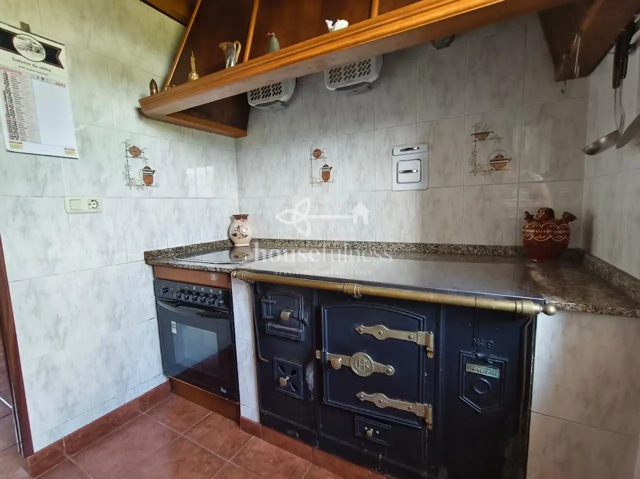Kitchen of Houses for sale in San Sadurniño  with Heating and Private garden