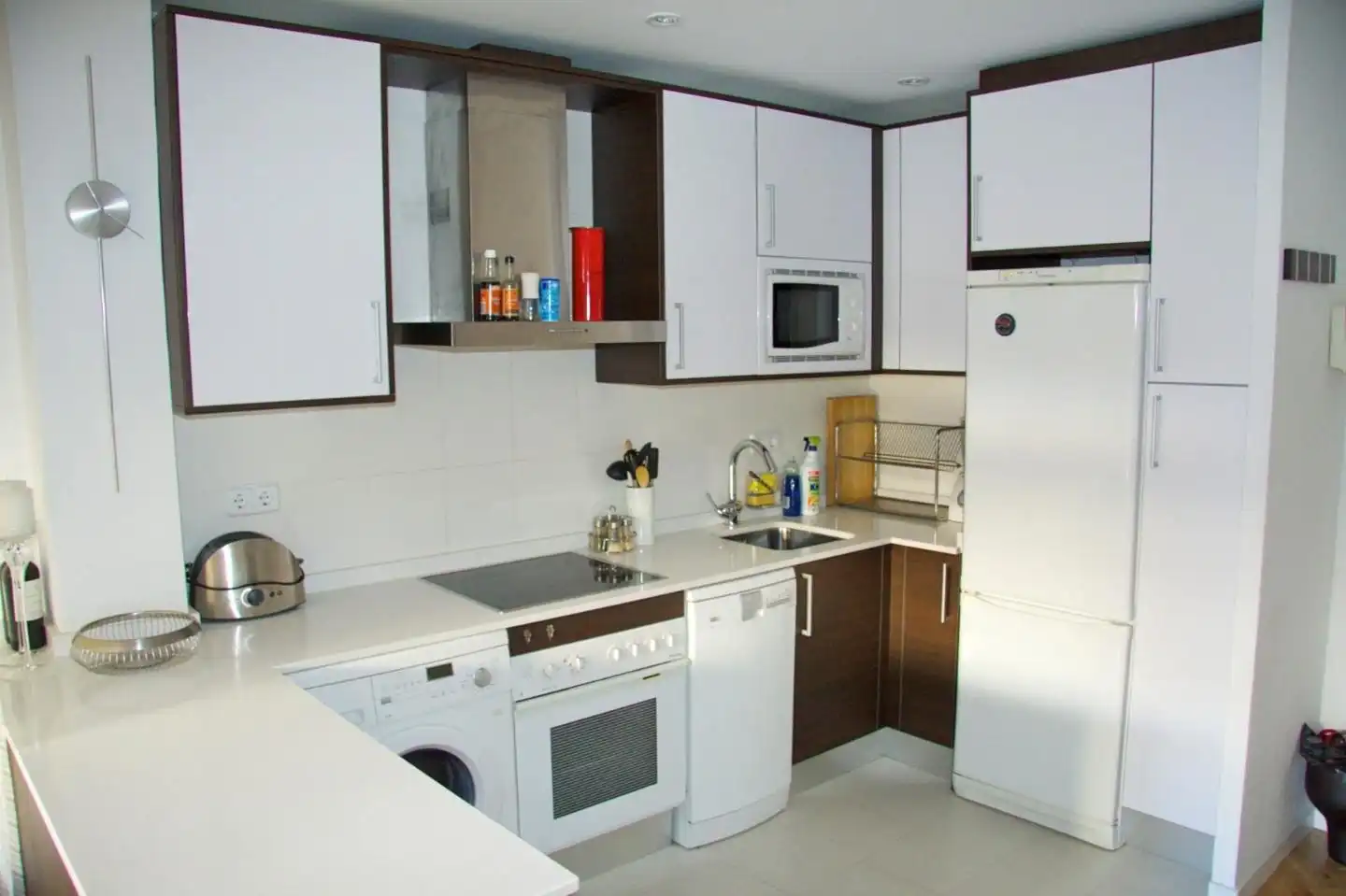 Küche von Wohnung zum Verkauf in Madrid mit Klimaanlage und Terrasse