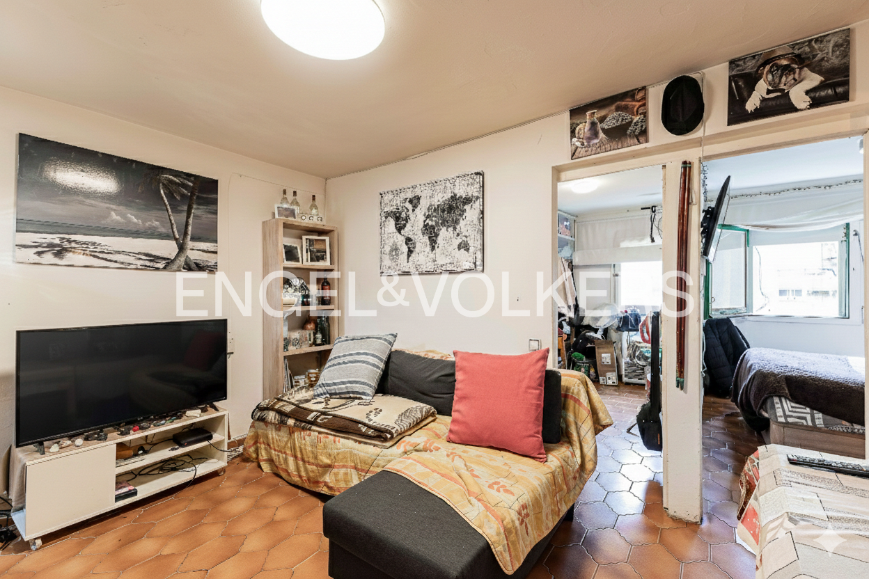 Sala de estar de Apartamento en venta en  Barcelona Capital con Calefacción