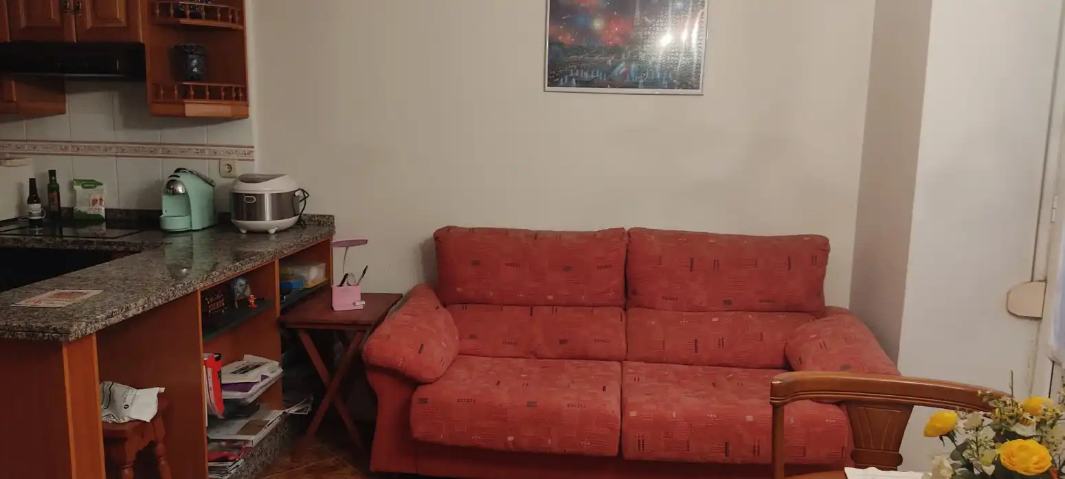 Living room of Flat for sale in Avilés  with Heating, Parquet flooring and Storage room