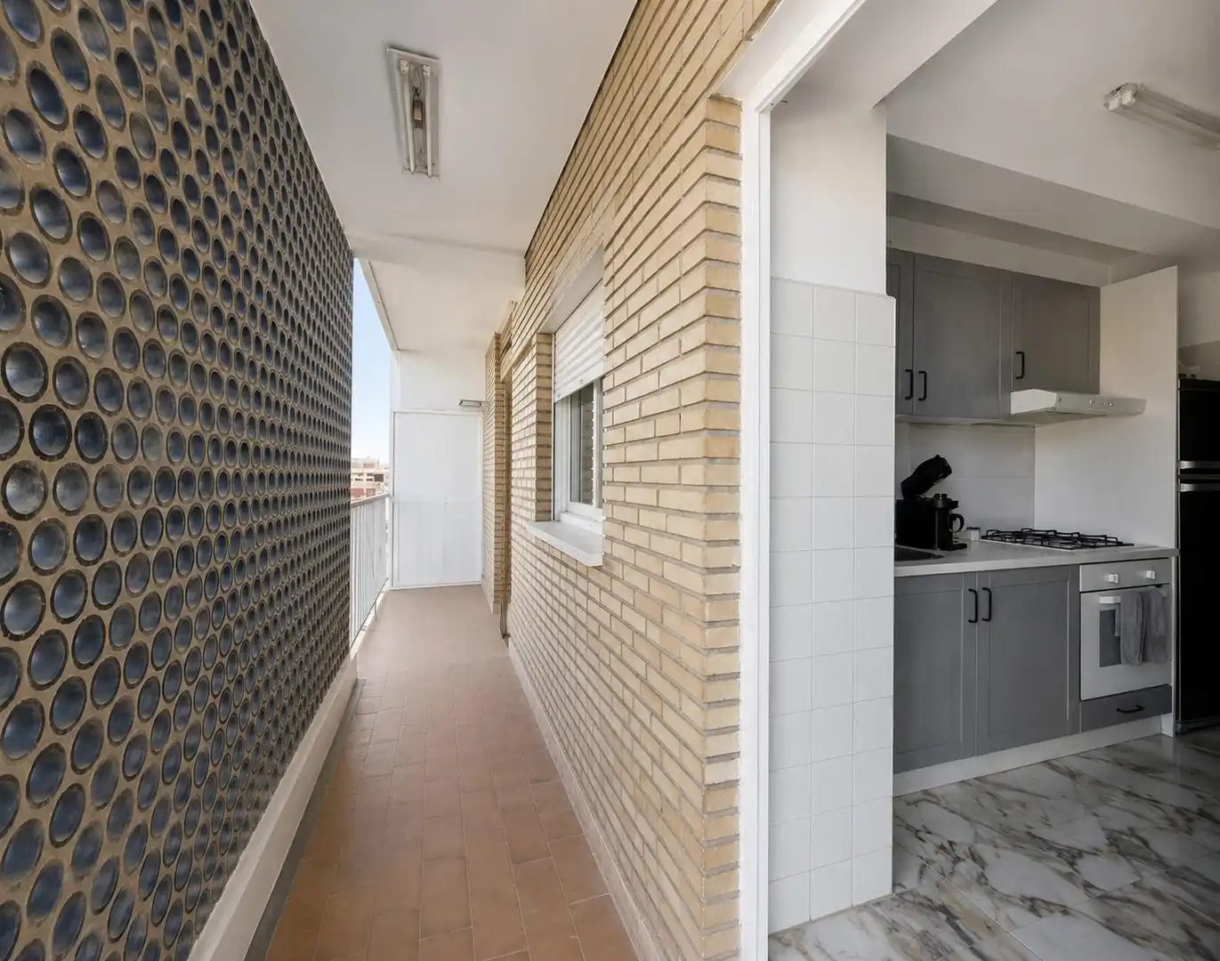 Terraza de Apartamento en venta en Alicante / Alacant con Aire acondicionado, Amueblado y Balcón