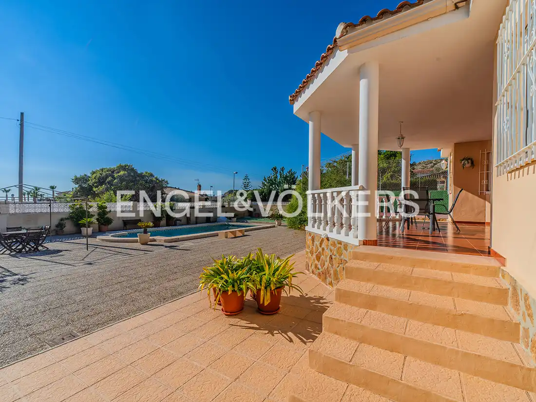 Terraza de Casa o chalet en venta en Mutxamel con Aire acondicionado, Calefacción y Jardín privado