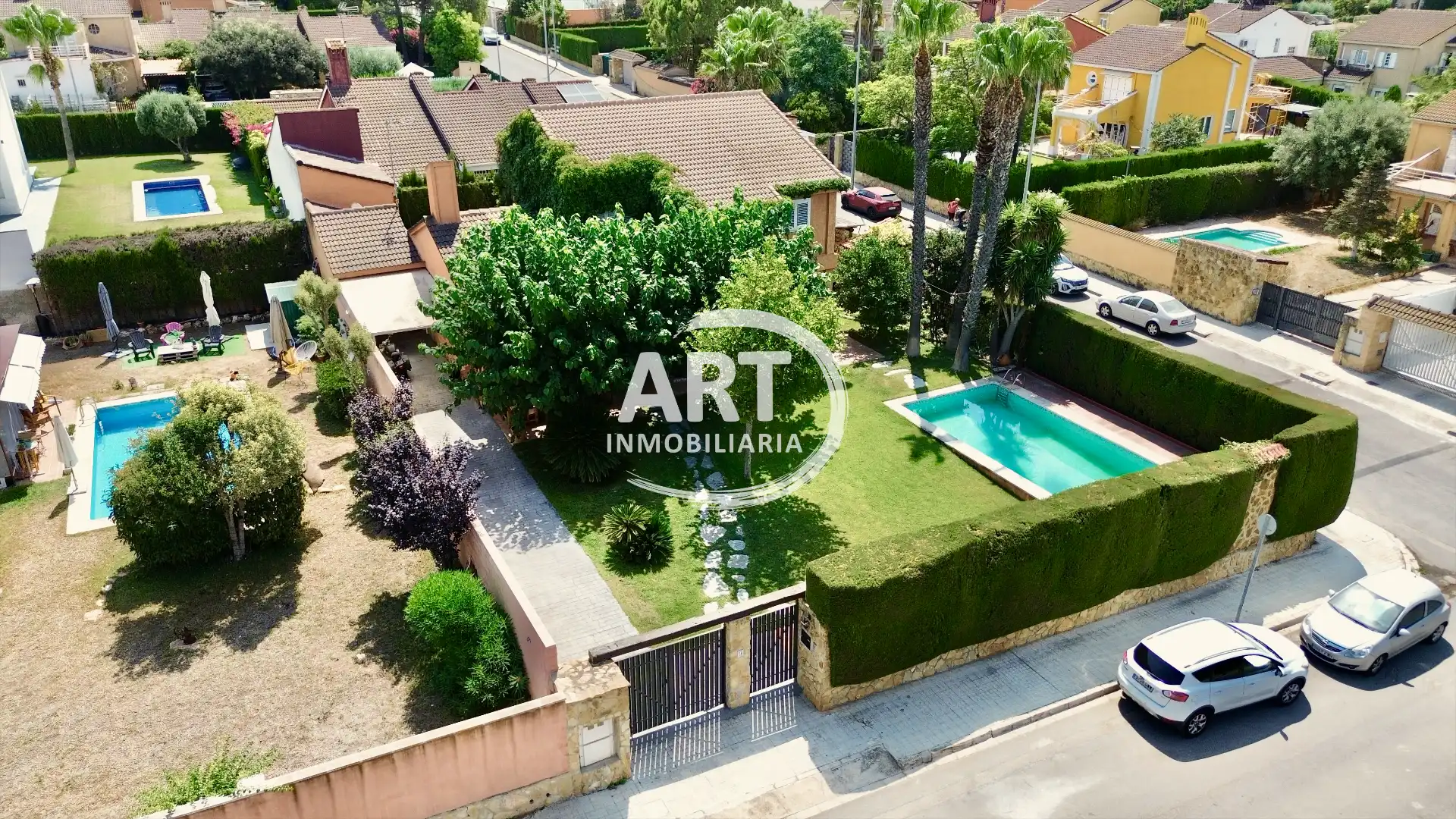 Jardí de Casa o xalet en venda en San Antonio de Benagéber amb Aire condicionat, Calefacció i Jardí privat