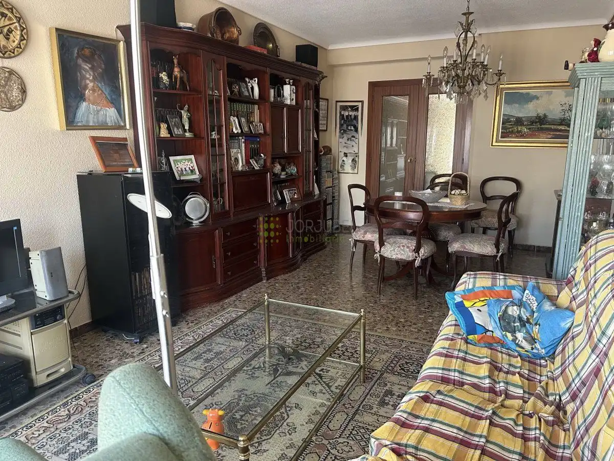 Living room of Flat for sale in Castellón de la Plana / Castelló de la Plana  with Air Conditioner, Heating and Balcony