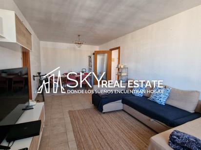 Living room of Flat for sale in  Palma de Mallorca  with Air Conditioner, Private garden and Furnished