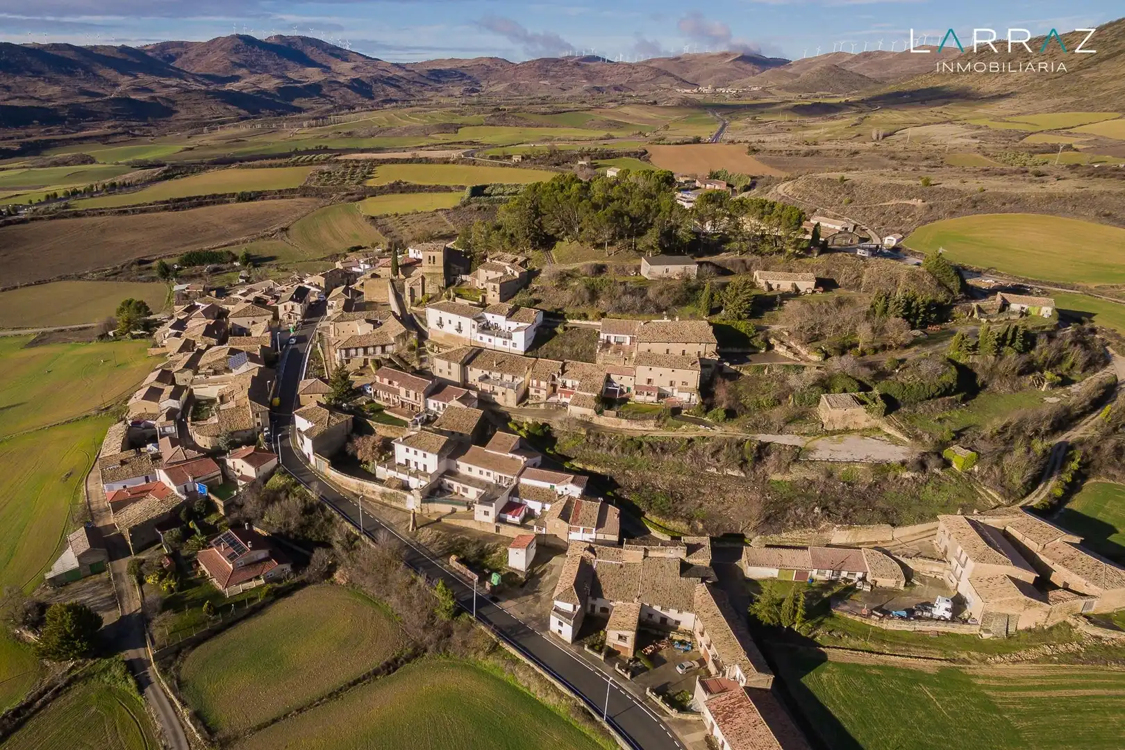 Vista exterior de Finca rústica en venta en Eslava con Jardín privado, Terraza y Trastero
