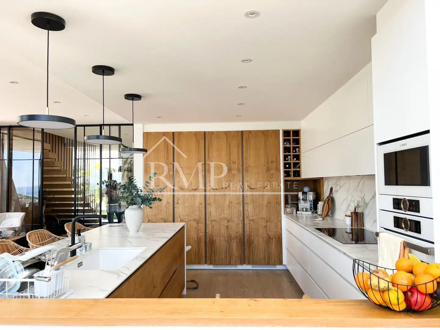 Cocina de Casa o chalet en venta en Sant Andreu de Llavaneres con Aire acondicionado, Calefacción y Jardín privado