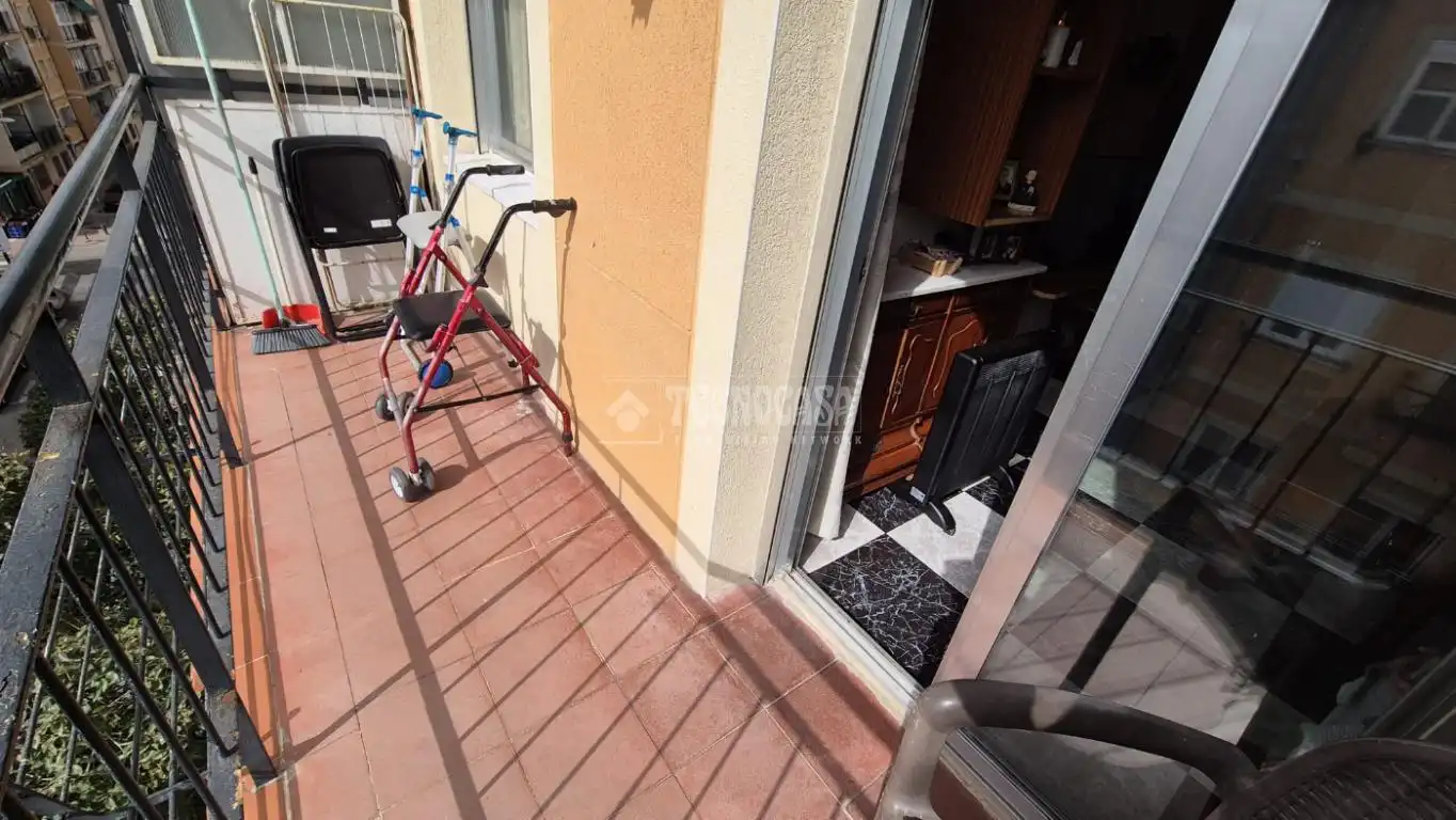 Balcony of Flat for sale in Madrid