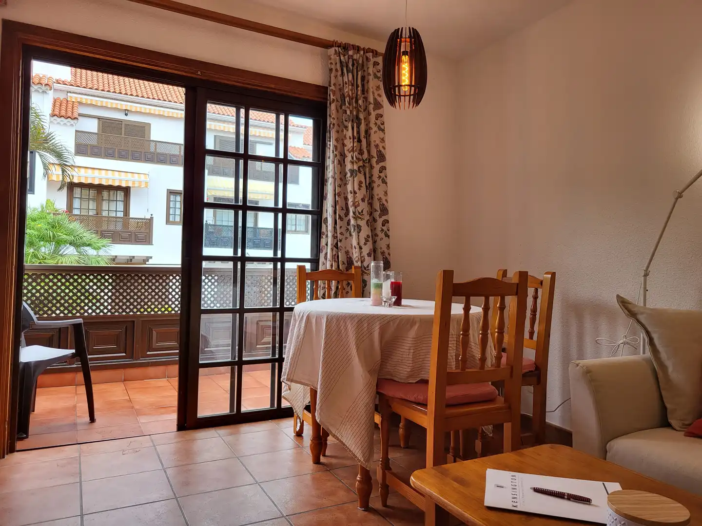 Menjador de Apartament en venda en Puerto de la Cruz amb Piscina, Moblat i Balcó