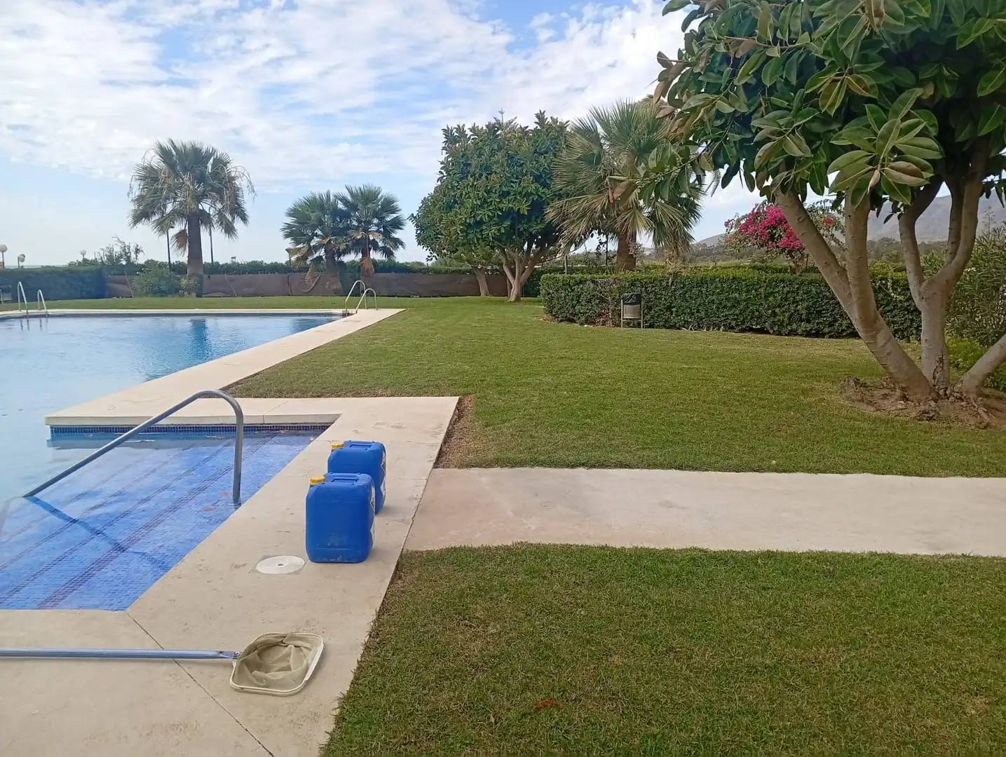 Piscina de Estudio de alquiler en Málaga con Terraza, Amueblado y Piscina comunitaria
