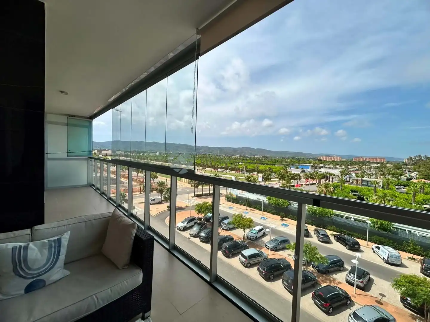 Balcony of Flat for sale in Cabanes  with Air Conditioner, Terrace and Swimming Pool