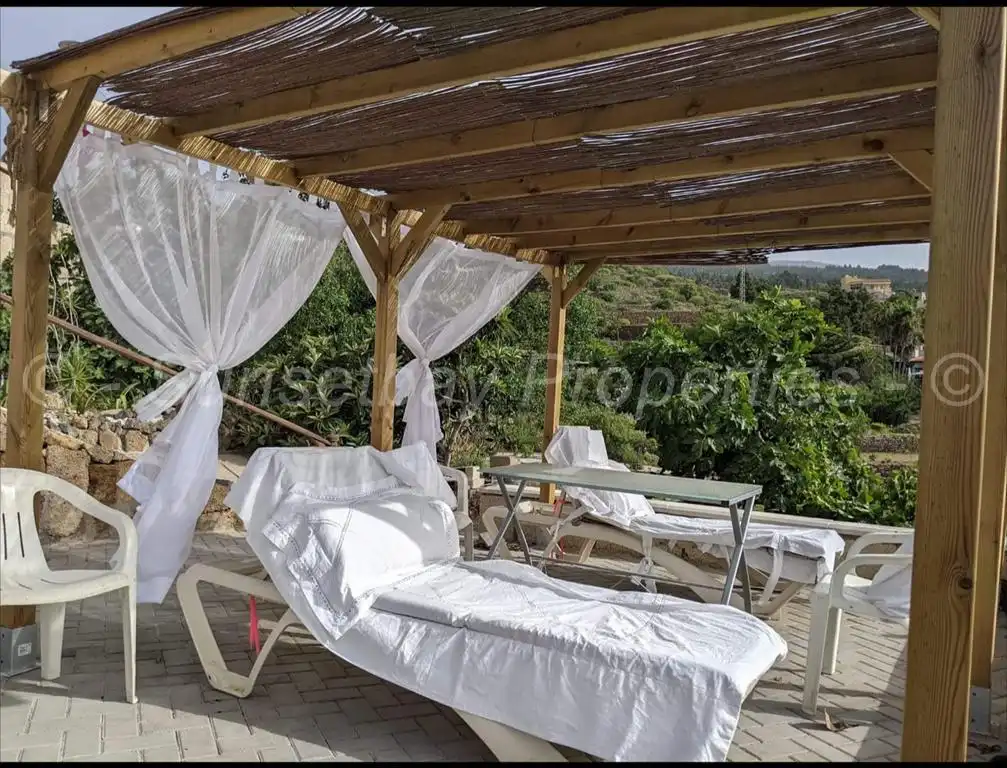 Terraza de Finca rústica en venta en Granadilla de Abona con Jardín privado, Terraza y Piscina