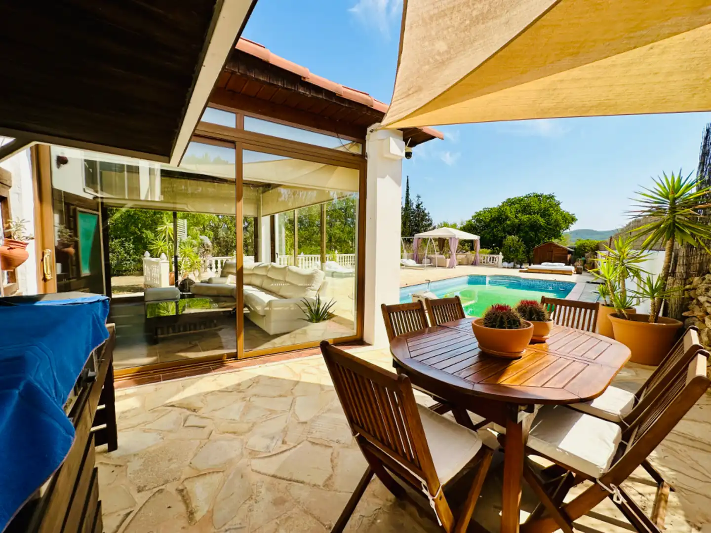 Jardín de Casa o chalet en venta en Sant Joan de Labritja con Aire acondicionado, Calefacción y Jardín privado