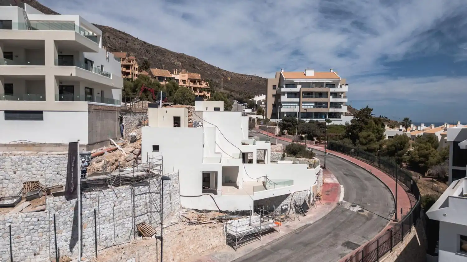 Vista exterior de Casa adosada en venda en Benalmádena