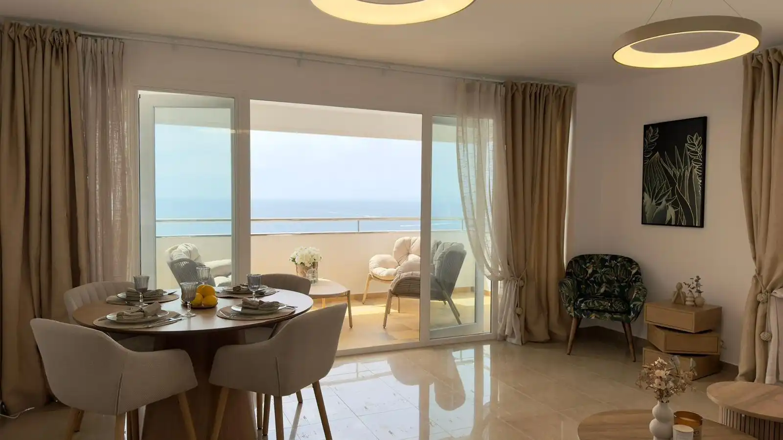Esszimmer von Wohnung zum Verkauf in Benidorm mit Klimaanlage, Heizung und Terrasse