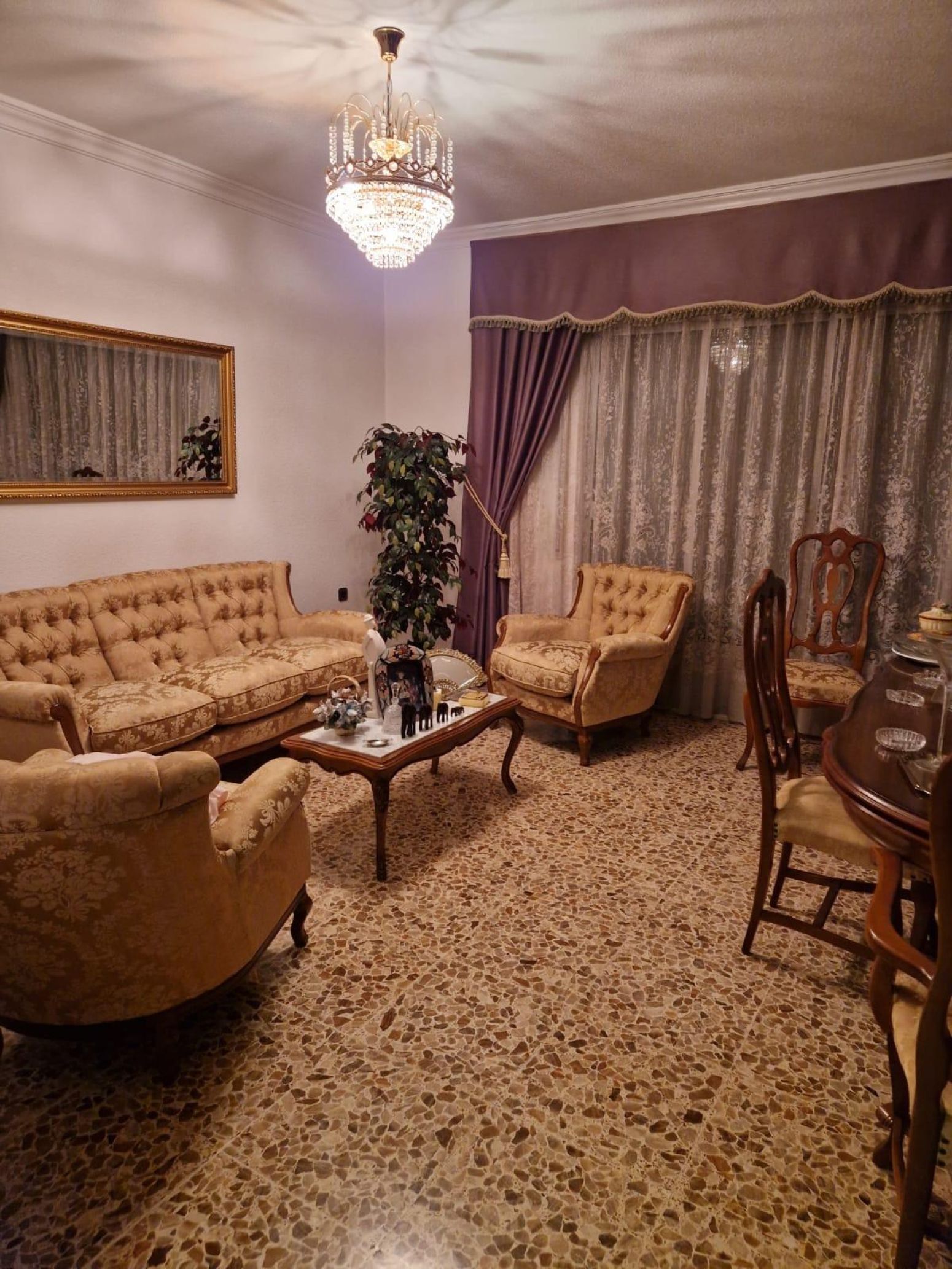 Sala d'estar de Pis de lloguer en Cartagena amb Terrassa, Moblat i Balcó