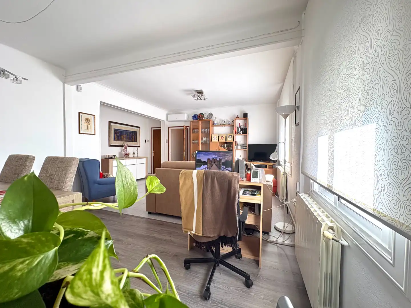 Sala d'estar de Pis en venda en Terrassa amb Aire condicionat, Calefacció i Forn
