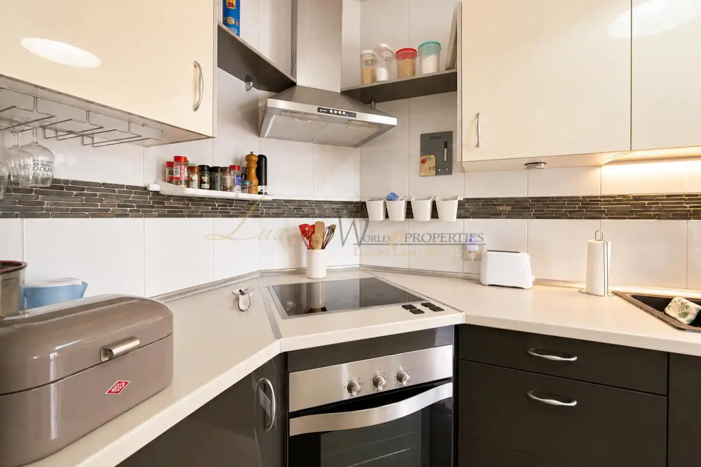 Kitchen of Flat for sale in Arona  with Terrace, Furnished and Community pool