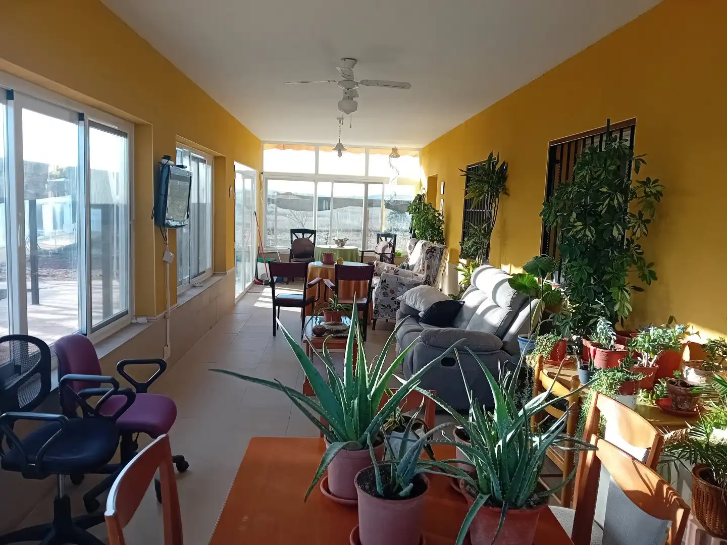 Sala de estar de Casa o chalet en venta en Carrión de Calatrava con Aire acondicionado, Calefacción y Terraza