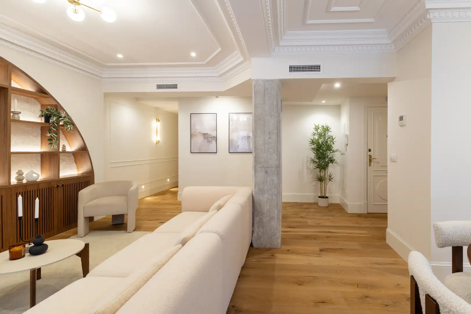 Sala de estar de Piso en venta en Madrid con Aire acondicionado, Calefacción y Parquet