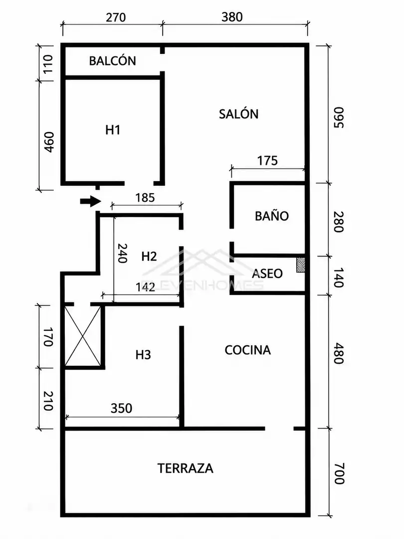 Piso con jardín en venta en Nord, imagen 12