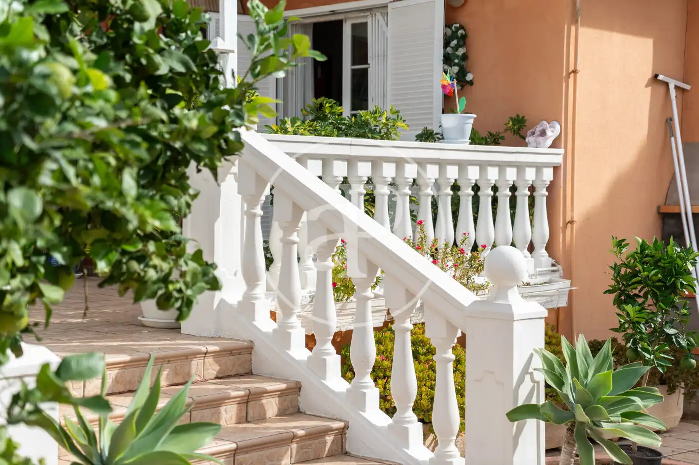 Balcony of Houses for sale in  Palma de Mallorca  with Air Conditioner, Heating and Private garden