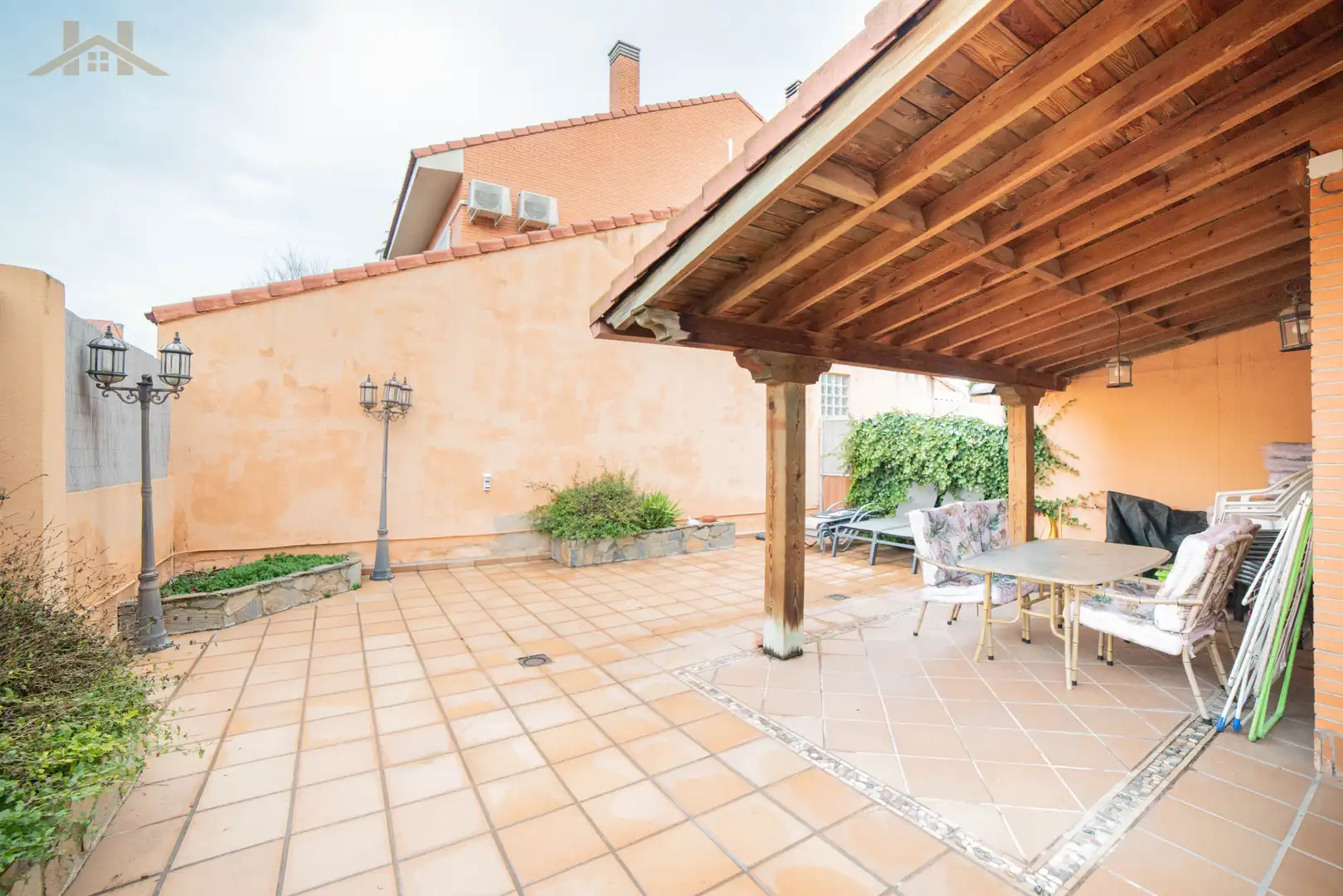 Terraza de Casa adosada en venta en Rivas-Vaciamadrid con Calefacción, Jardín privado y Trastero