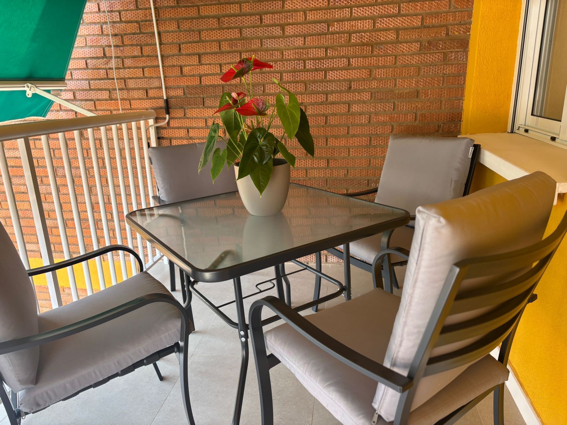 Terrassa de Apartament de lloguer en Águilas amb Aire condicionat i Moblat