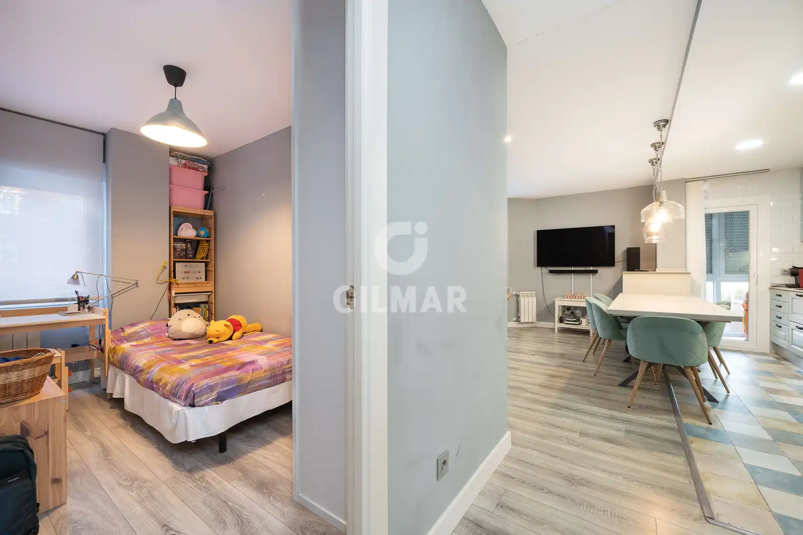 Schlafzimmer von Wohnung zum Verkauf in Madrid mit Heizung und Privatgarten