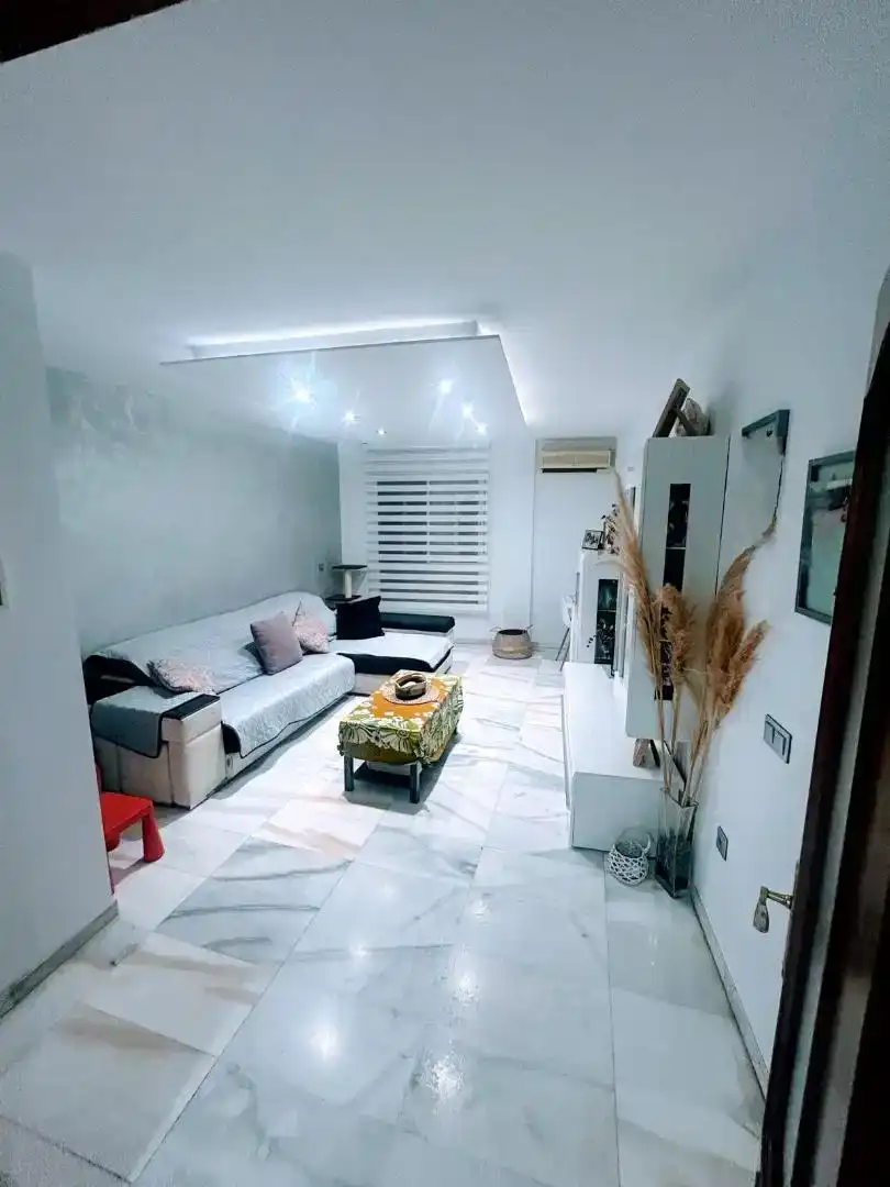 Sala de estar de Piso en venta en Benahadux con Aire acondicionado, Trastero y Amueblado