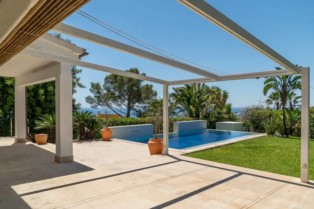 Terrassa de Casa o xalet en venda en Calvià amb Aire condicionat, Jardí privat i Terrassa