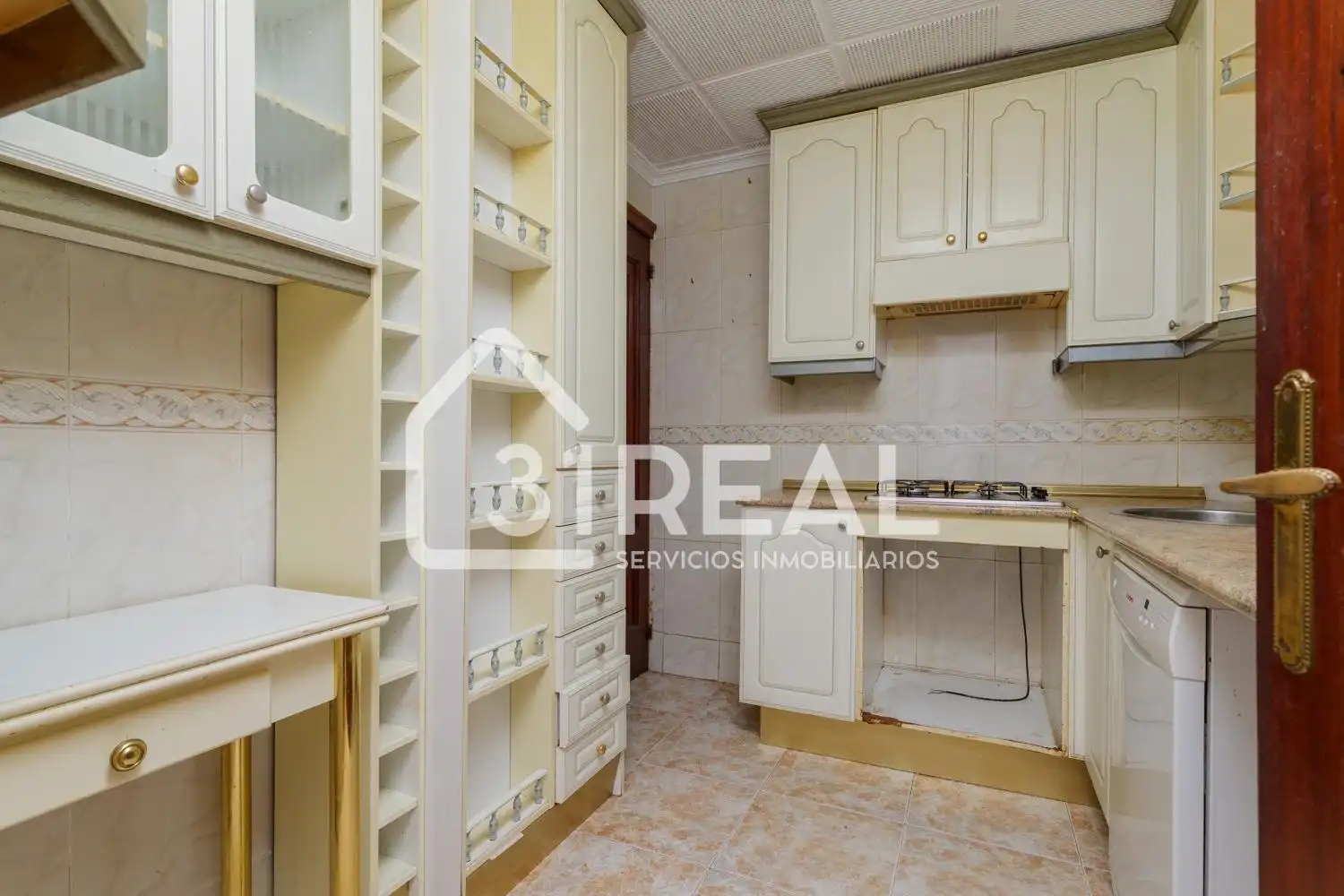 Cocina de Piso en venta en Madrid con Calefacción, Jardín privado y Parquet