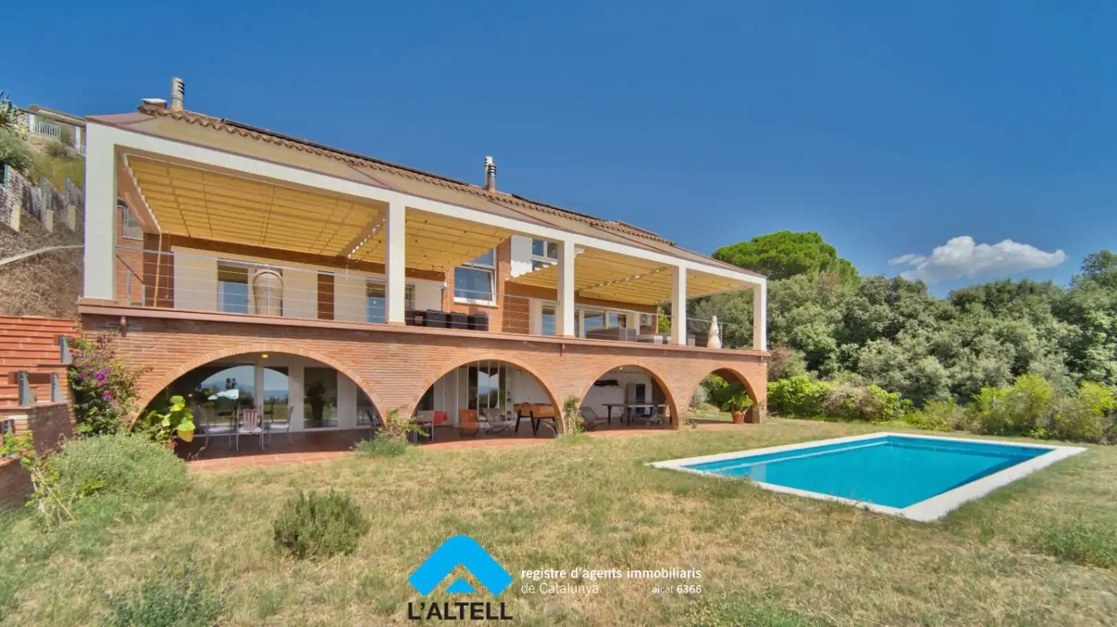 Jardín de Casa o chalet en venta en L'Ametlla del Vallès con Aire acondicionado, Calefacción y Jardín privado