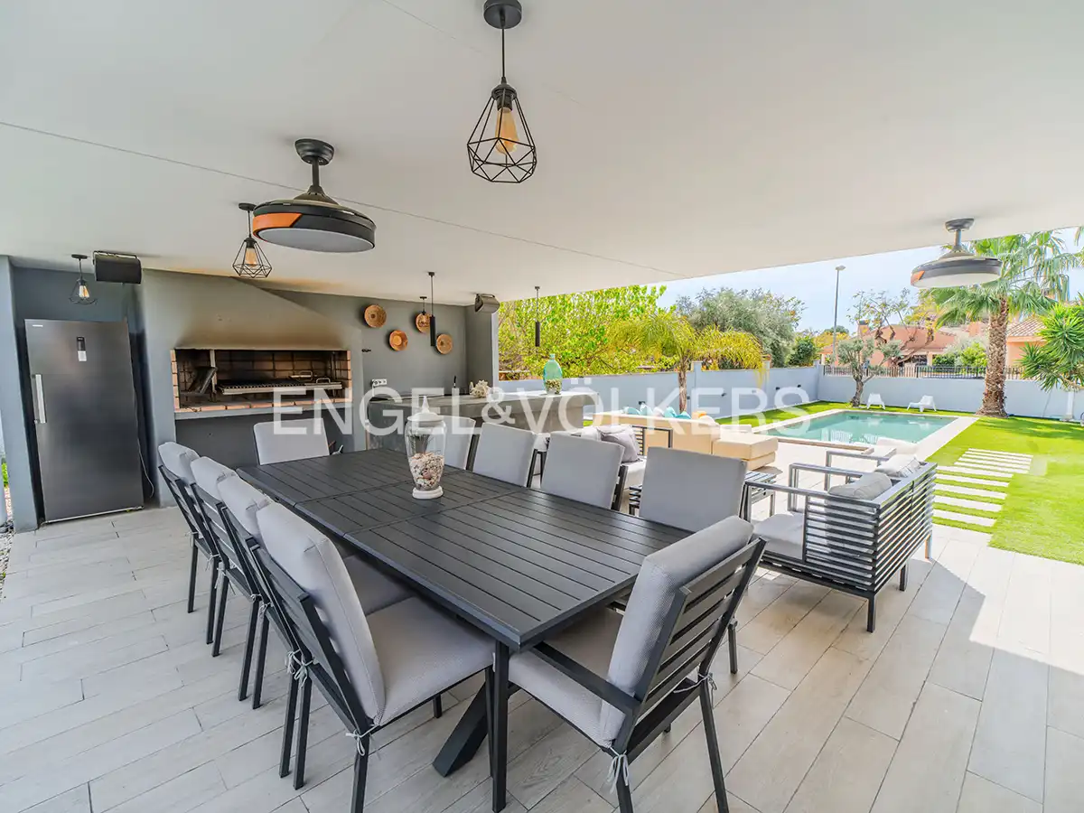Terraza de Casa o chalet en venta en Mutxamel con Aire acondicionado, Calefacción y Jardín privado