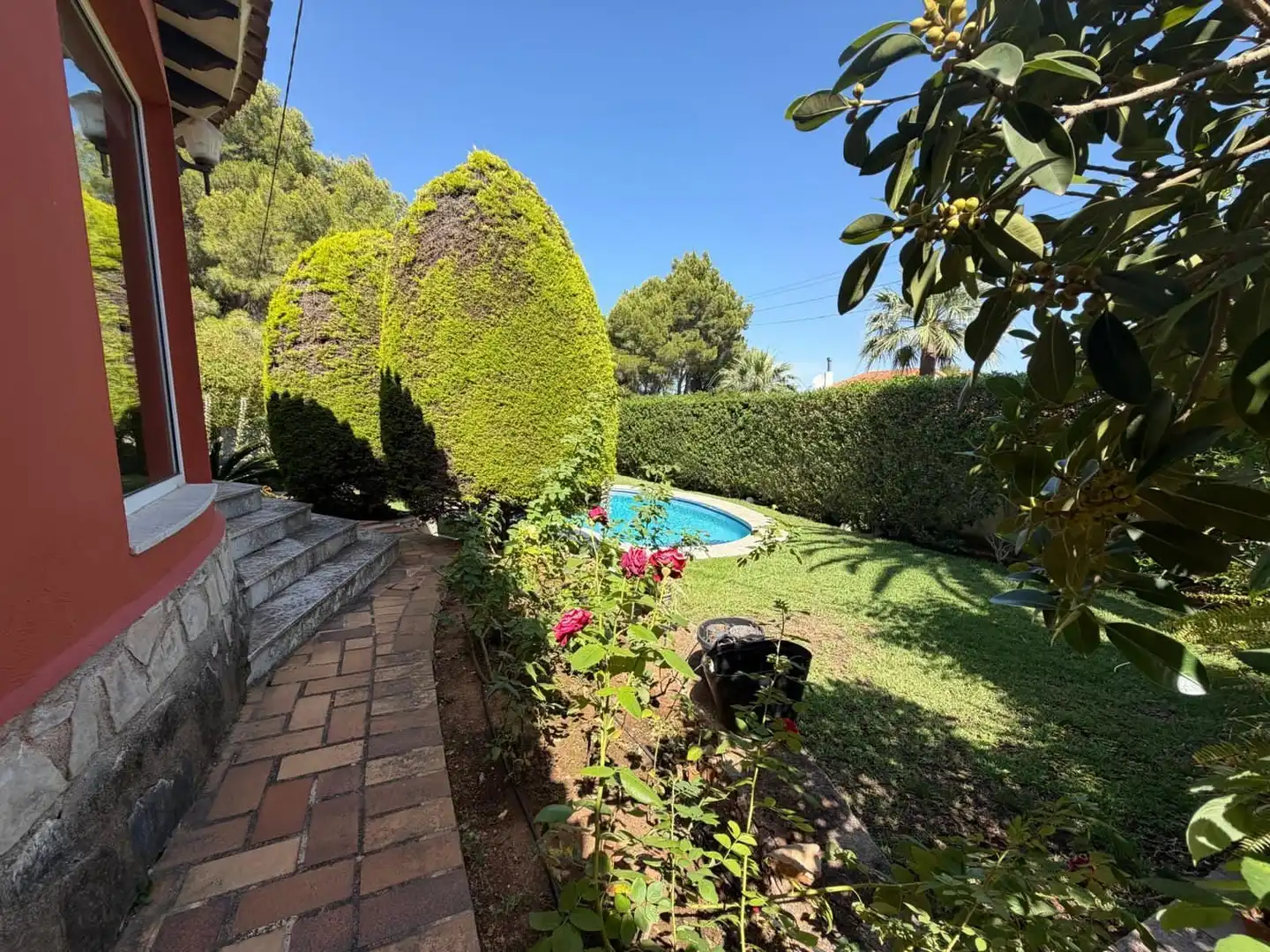 Garden of Houses for sale in Dénia  with Air Conditioner, Private garden and Terrace