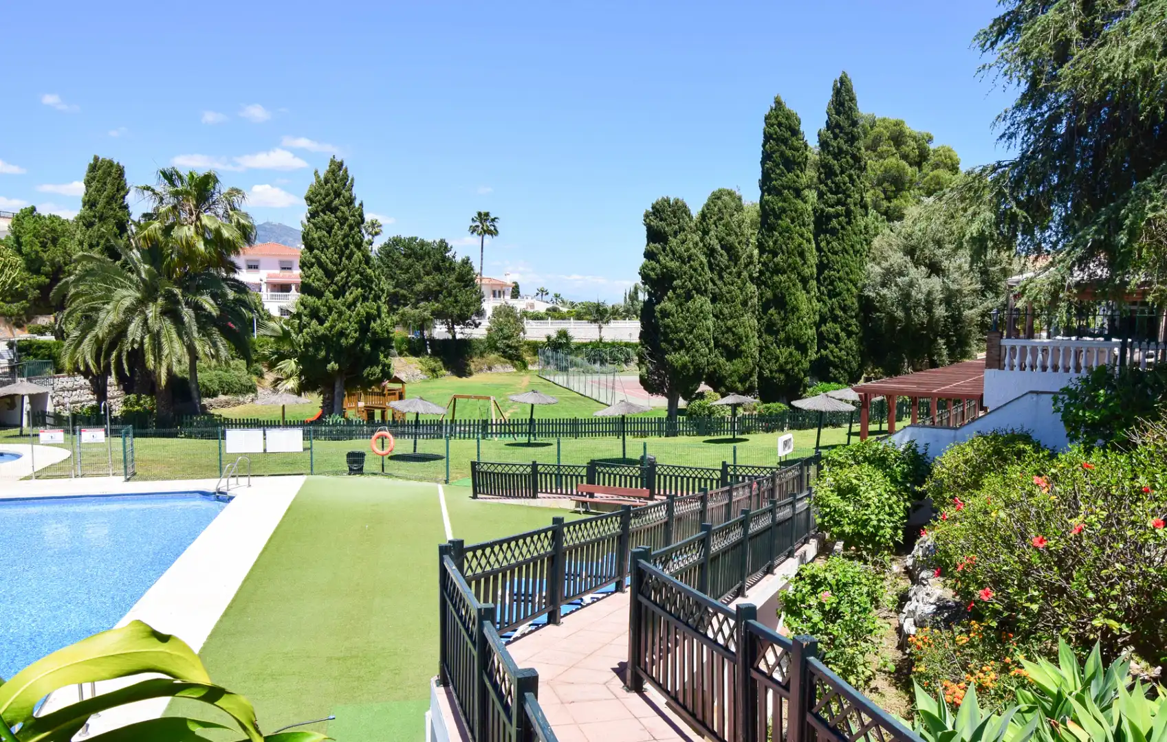 Jardí de Casa o xalet en venda en Mijas amb Aire condicionat, Jardí privat i Terrassa