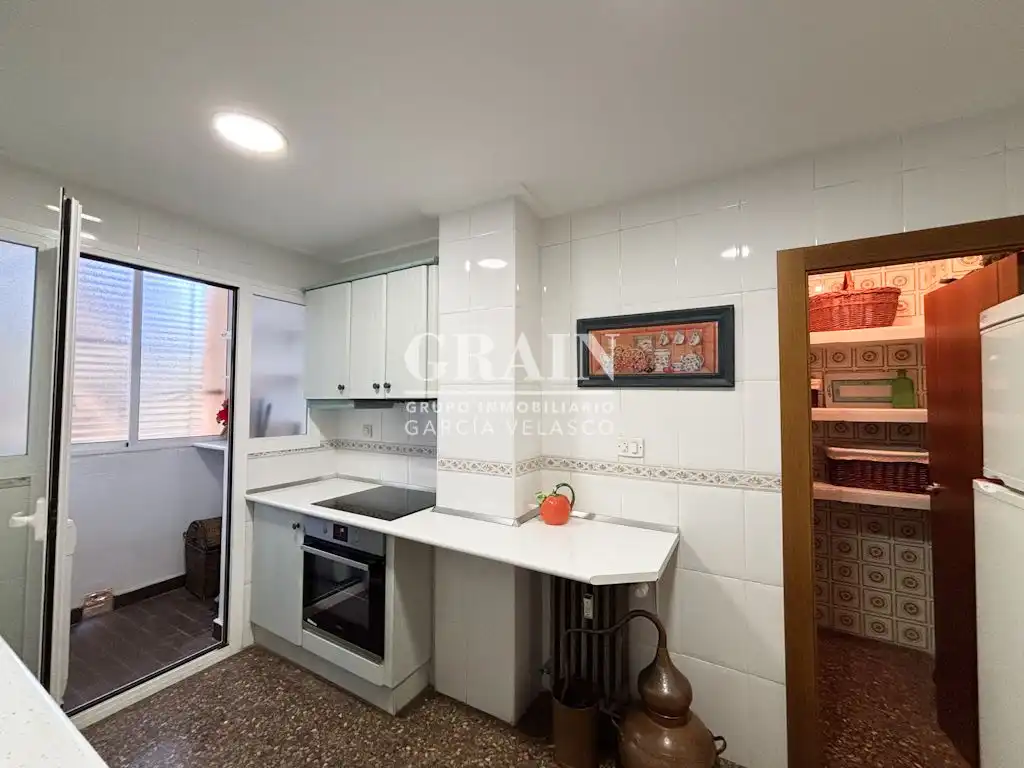 Kitchen of Flat for sale in Albacete  with Heating and Balcony
