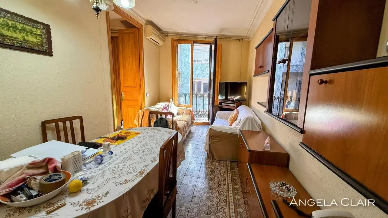 Sala d'estar de Pis en venda en  Barcelona Capital amb Aire condicionat, Calefacció i Terrassa