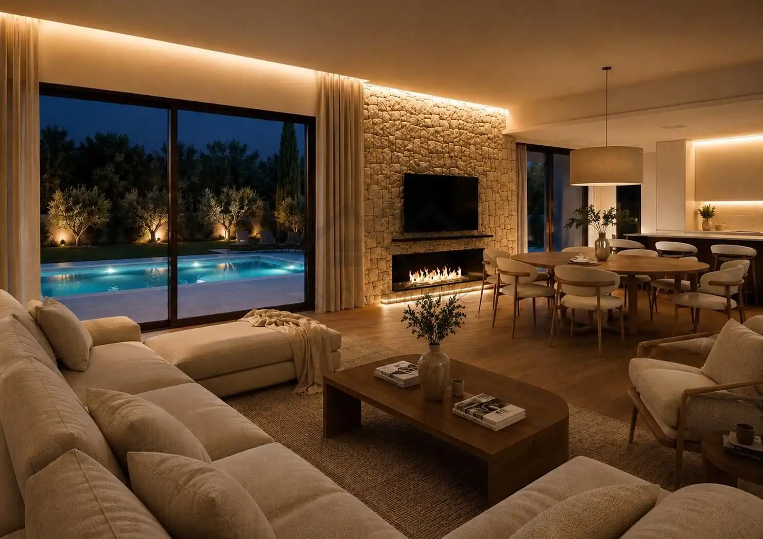 Living room of Houses for sale in L'Eliana  with Private garden, Terrace and Swimming Pool