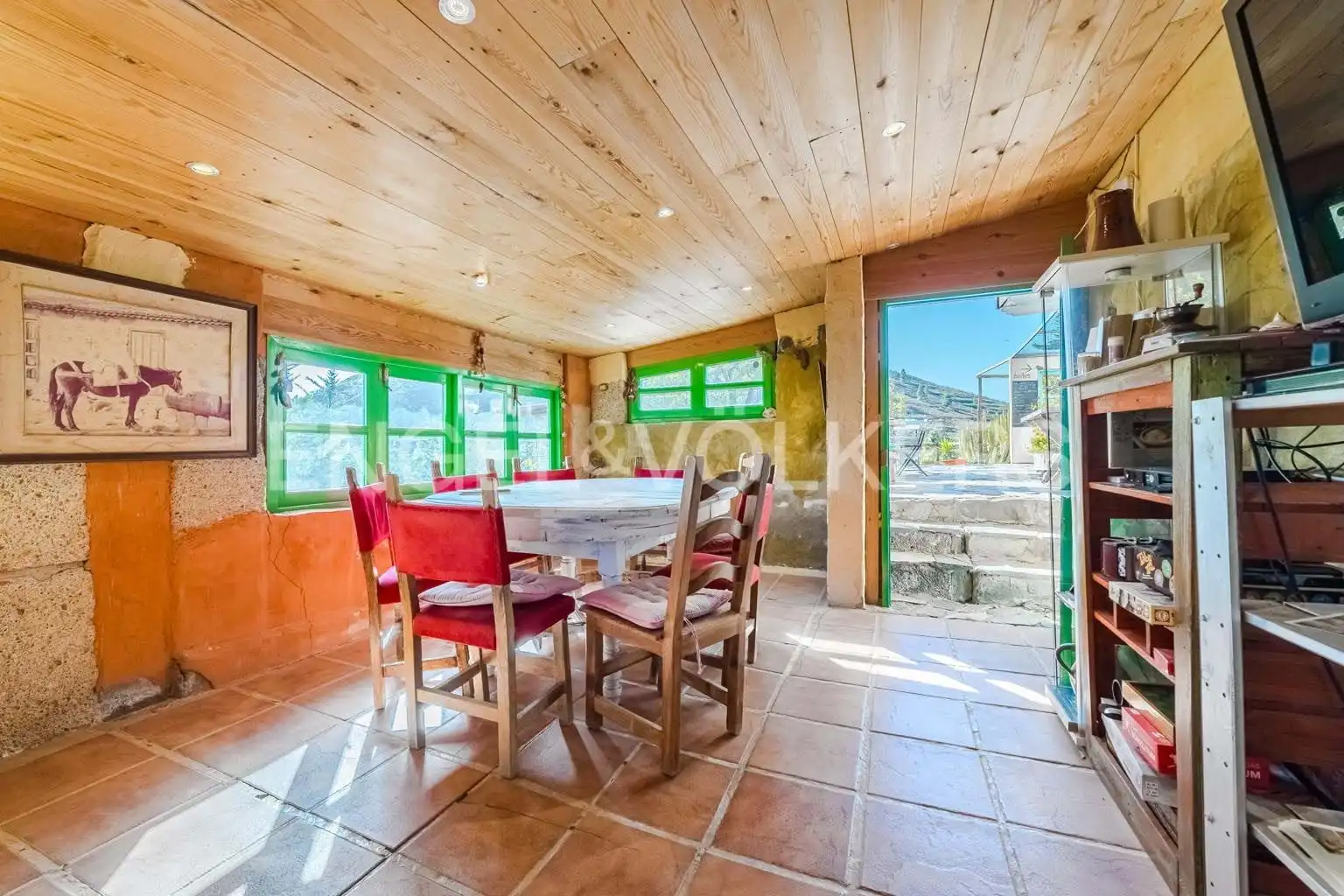 Dining room of Houses for sale in Vilaflor de Chasna  with Terrace and Furnished