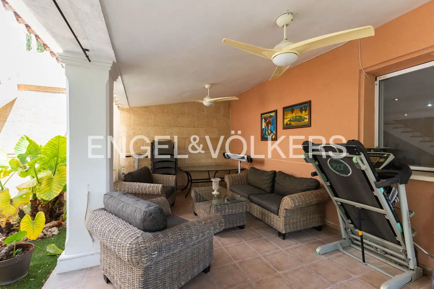 Terrace of Houses for rent in Riba-roja de Túria  with Air Conditioner, Heating and Private garden