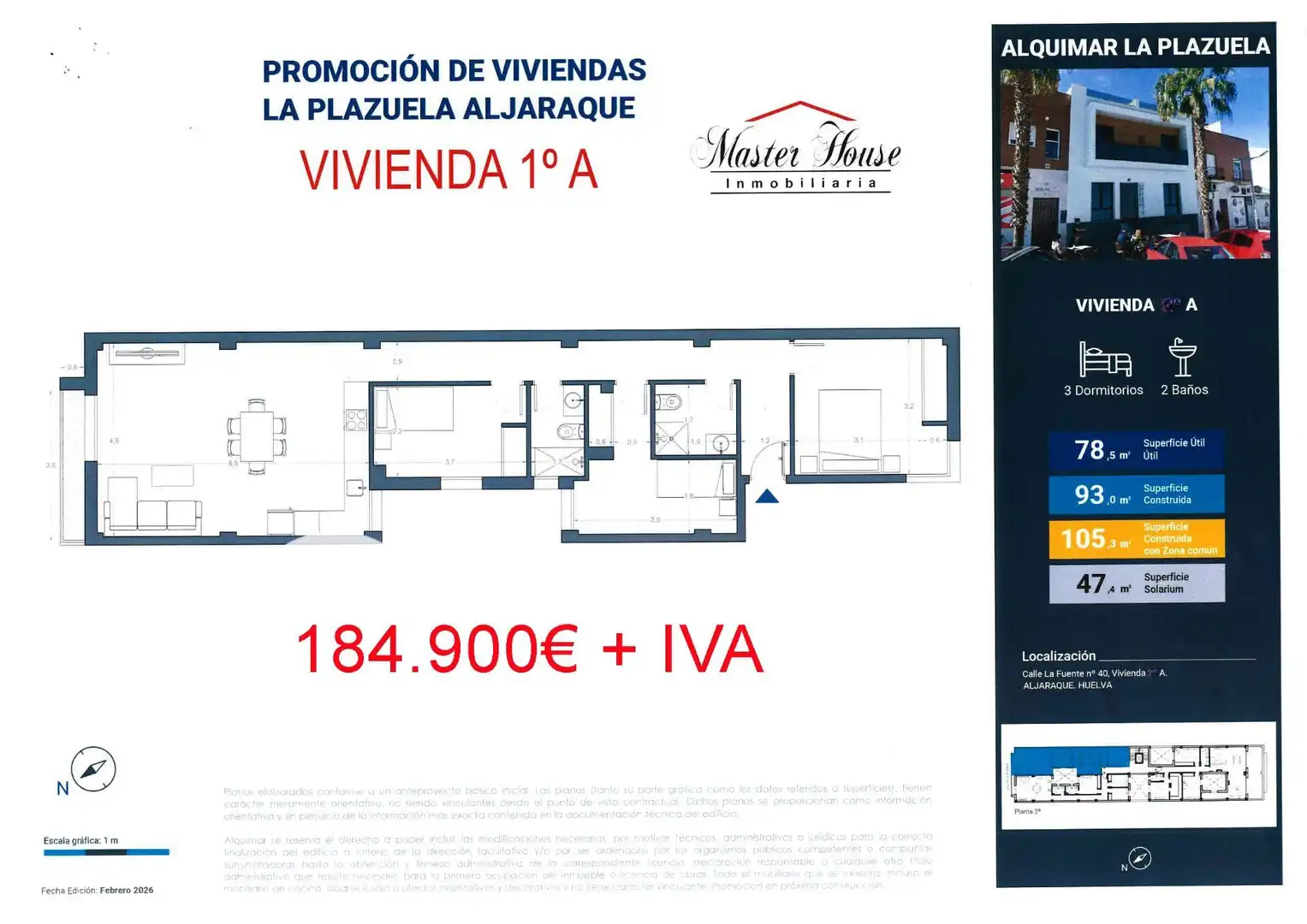 Piso en venta en Aljaraque