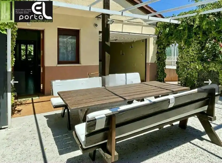 Terraza de Casa o chalet en venta en San Martín de Unx con Aire acondicionado, Piscina y Amueblado