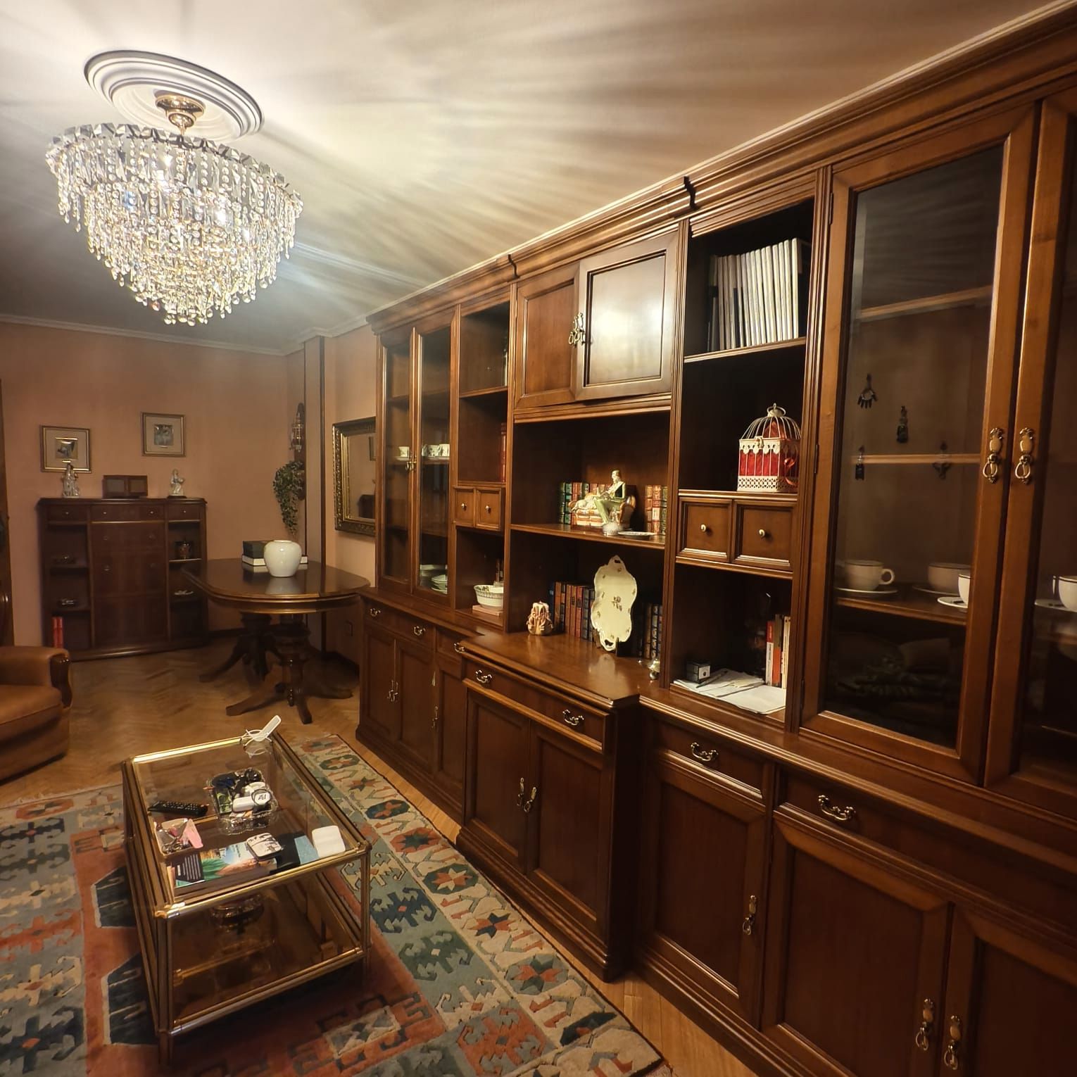 Living room of Flat for sale in A Coruña Capital   with Heating, Parquet flooring and Storage room