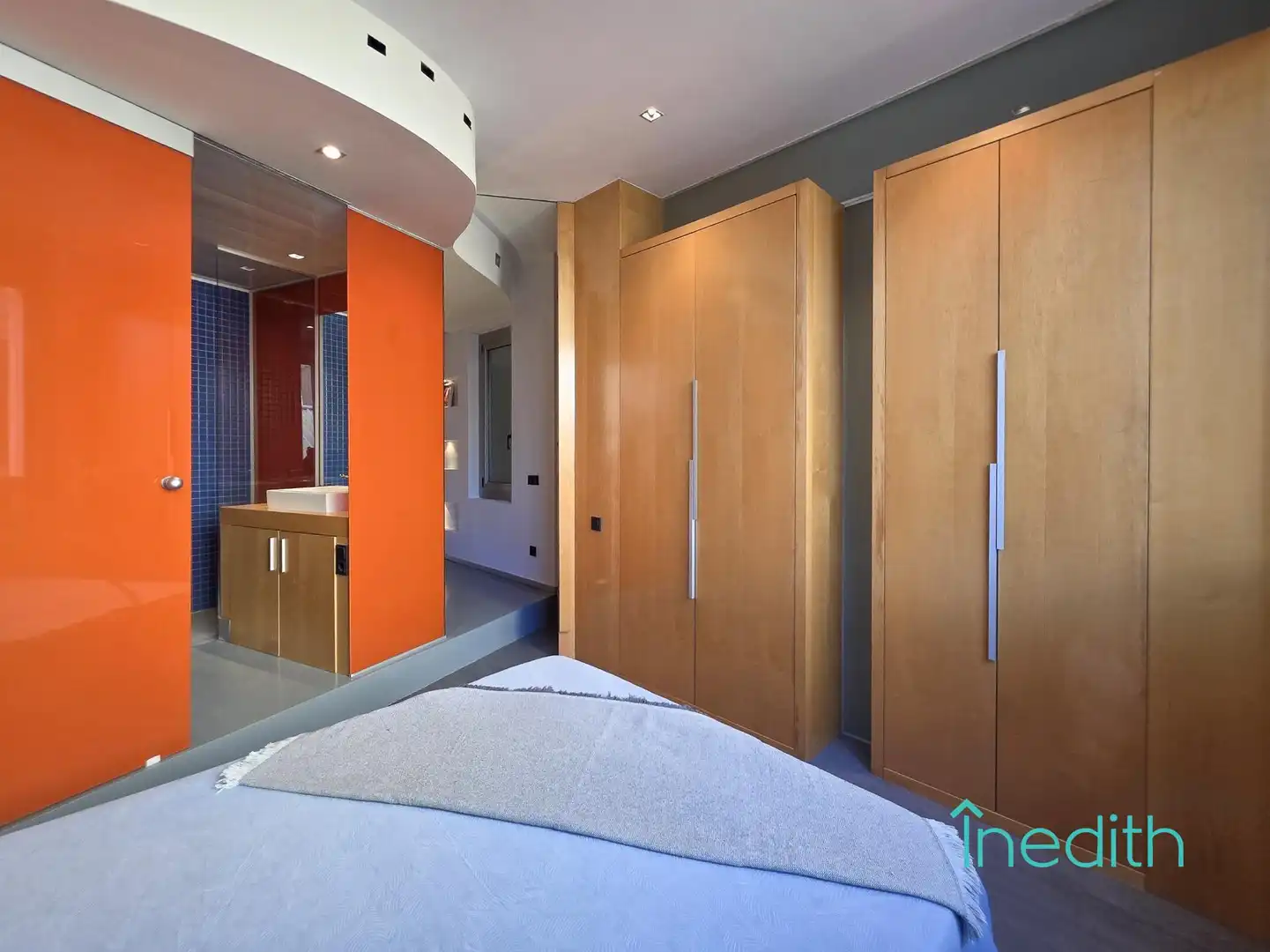 Bedroom of Flat for sale in Barcelona  with Air Conditioner, Terrace and Furnished