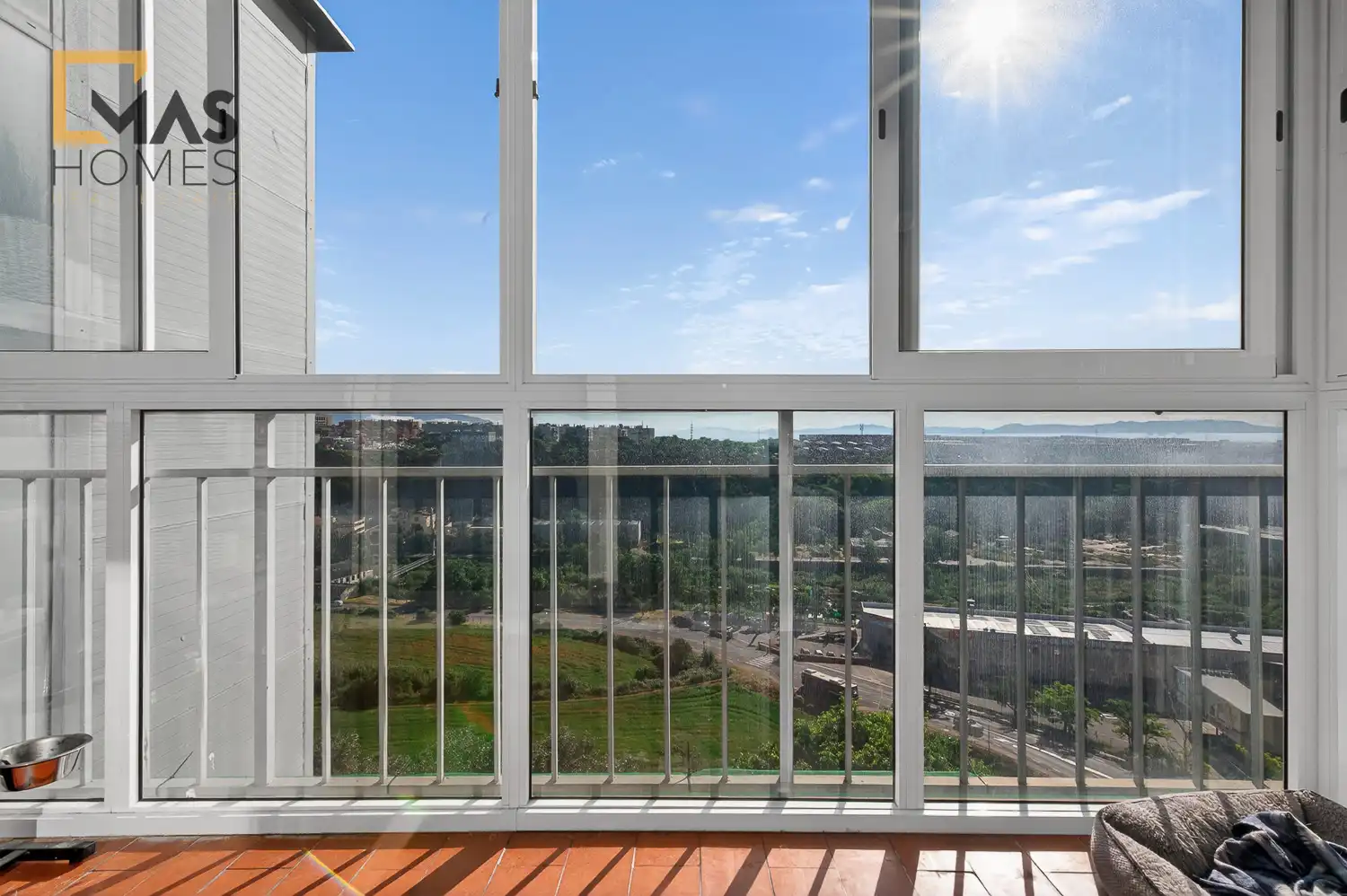 Terrasse von Wohnung zum Verkauf in Sabadell mit Klimaanlage, Heizung und Terrasse