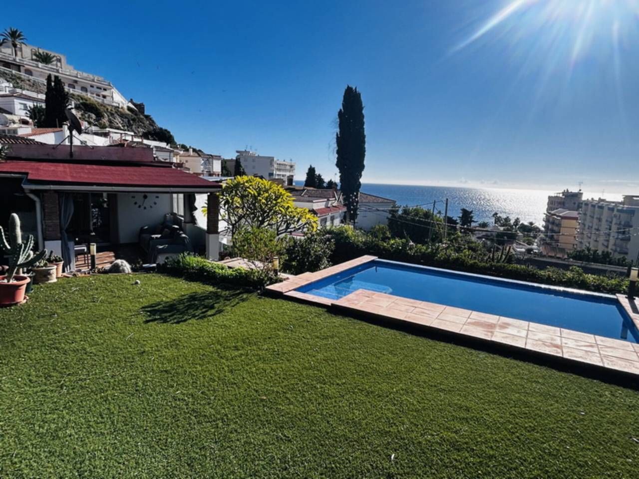 Jardí de Casa o xalet en venda en Almuñécar amb Jardí privat, Terrassa i Piscina