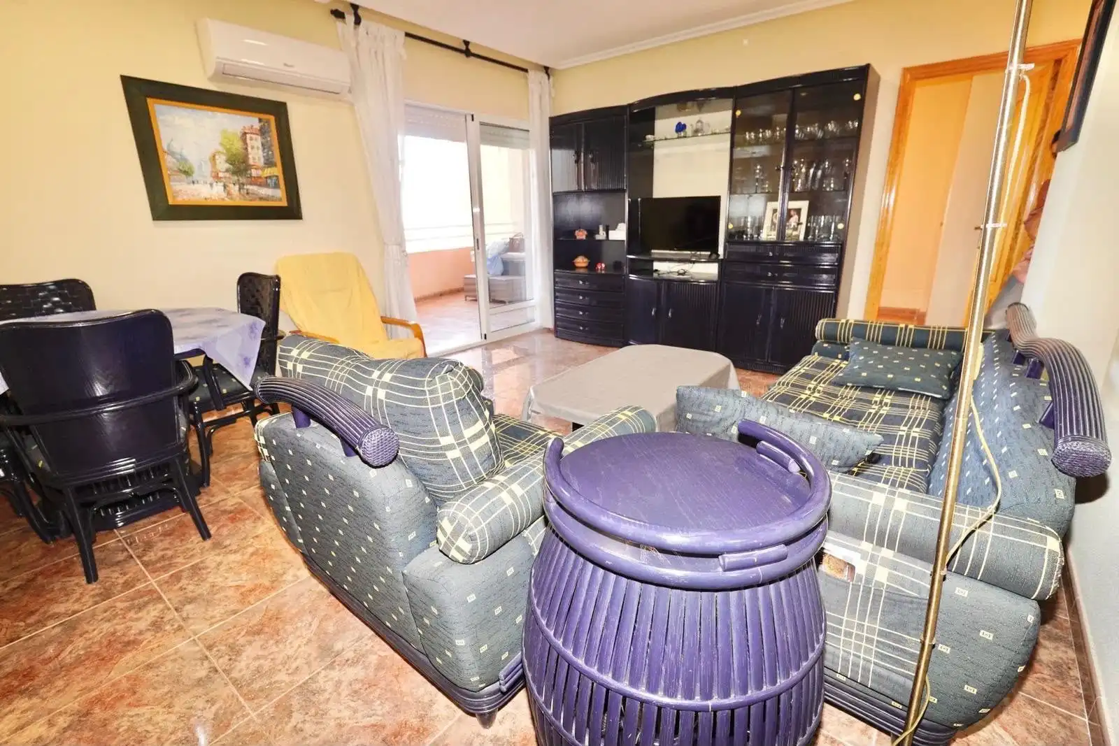Living room of Flat for rent in Orihuela  with Air Conditioner, Heating and Terrace