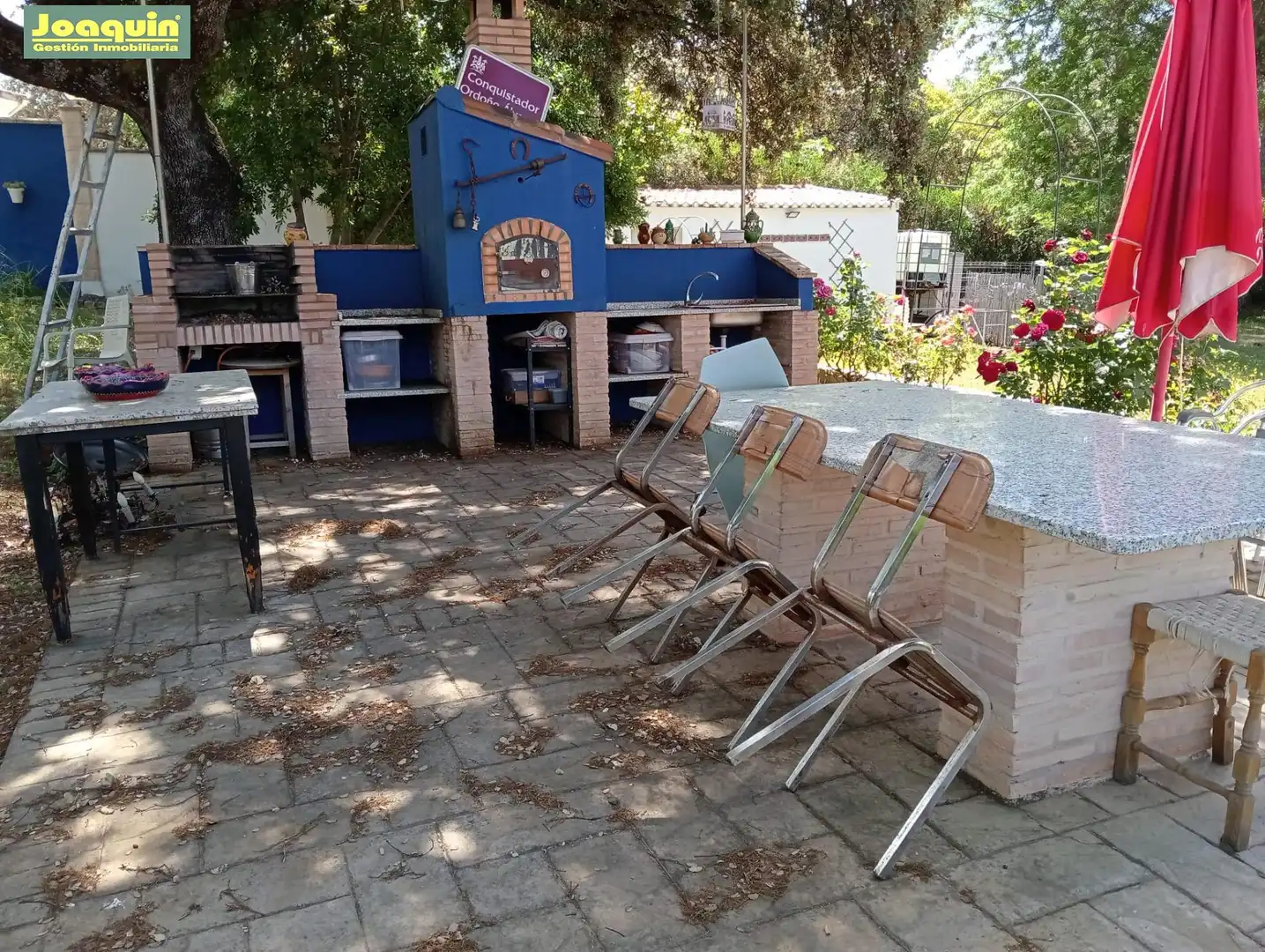 Terrasse von Country house zum Verkauf in Villaharta mit Gemeinschaftspool
