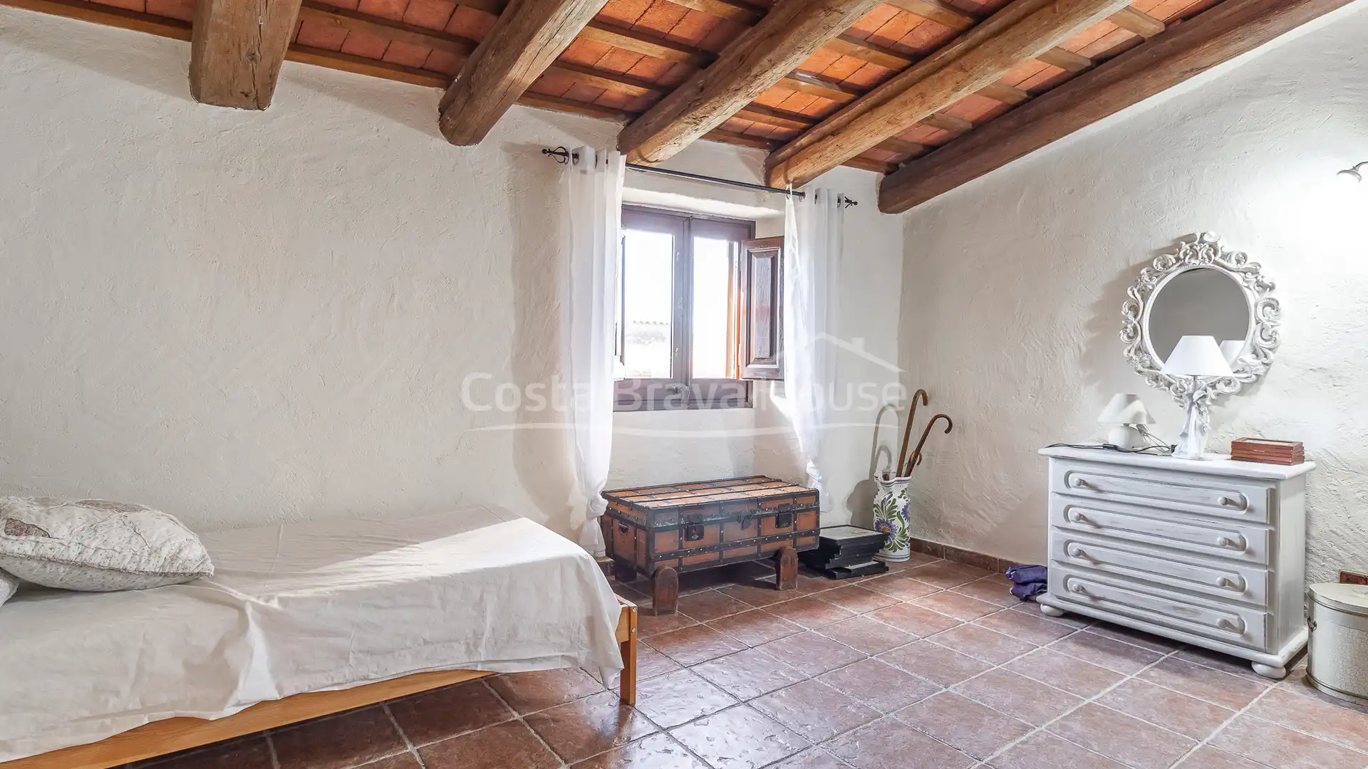 Bedroom of Country homes for sale in Begur  with Air Conditioner, Heating and Private garden